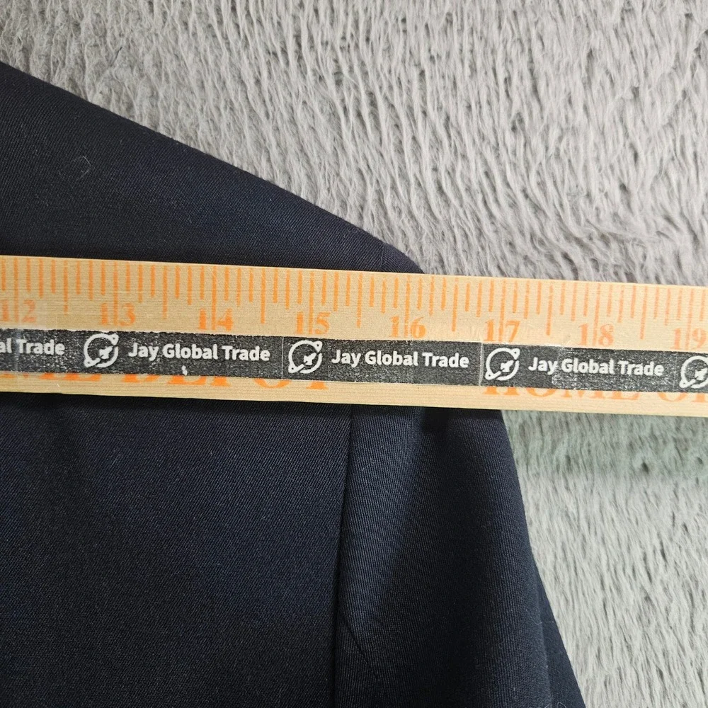 Tommy Hilfiger Boys Navy Blue Blazer Gold Crest Buttons Suit Jacket Size 18